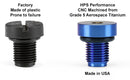 HPS Performance Titanium Coolant Bleed Screw – Multi-Vehicle Fitment | HW22-1001