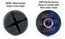 HPS Performance Titanium Coolant Bleed Screw – Multi-Vehicle Fitment | HW22-1001