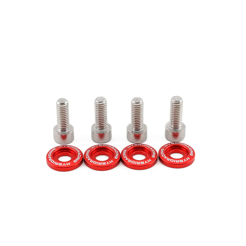 Hybrid Racing Accessory Hardware Kit (Red) - M6X1.0
