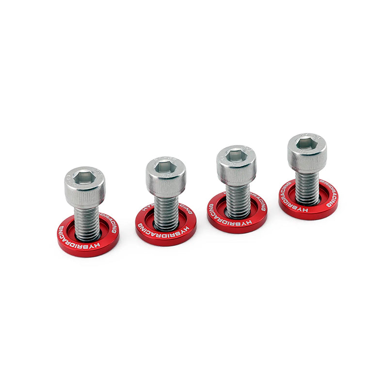 Hybrid Racing Accessory Hardware Kit (Red) - M8X1.25