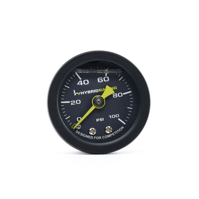 Hybrid Racing V2 Liquid Fuel Pressure Gauge 0-100 PSI