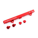 Hybrid Racing K-Series Swap Fuel Rail (Dust Red) - Honda / Acura K-Series Engines