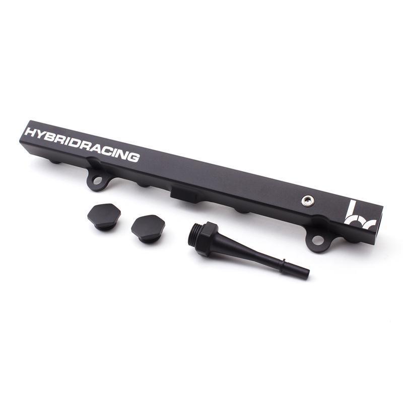 Hybrid Racing Black Fuel Rail with Fittings - Honda Civic Si 06-11