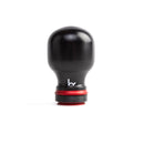 Hybrid Racing Delrin Chicane Shift Knob (Black / Red) - Honda / Acura M10x1.5 Thread