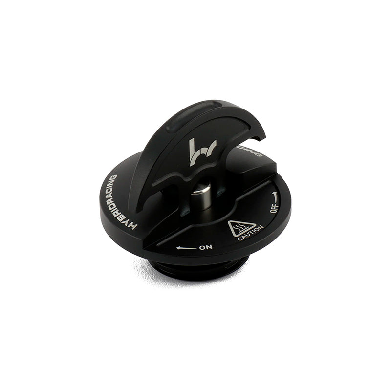 Hybrid Racing Slim Oil Cap V2 (Black) - Acura / Honda Engines
