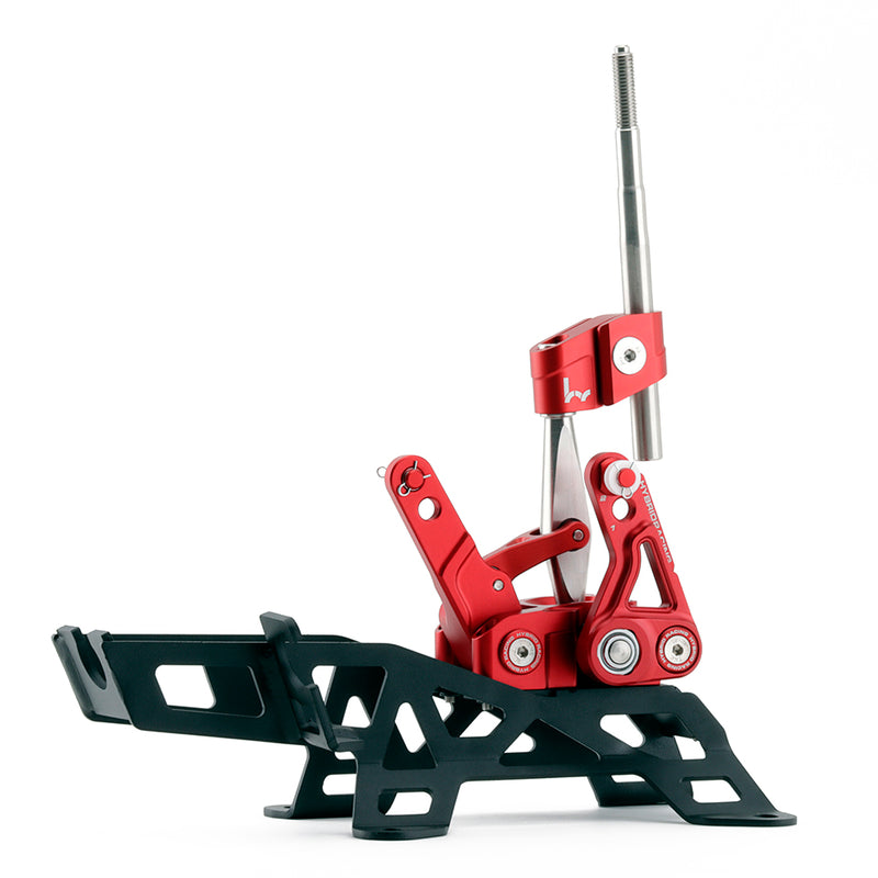 Hybrid Racing Adjustable Short Shifter Assembly (Dust Red) - Acura RSX 02-06 / K-Swap