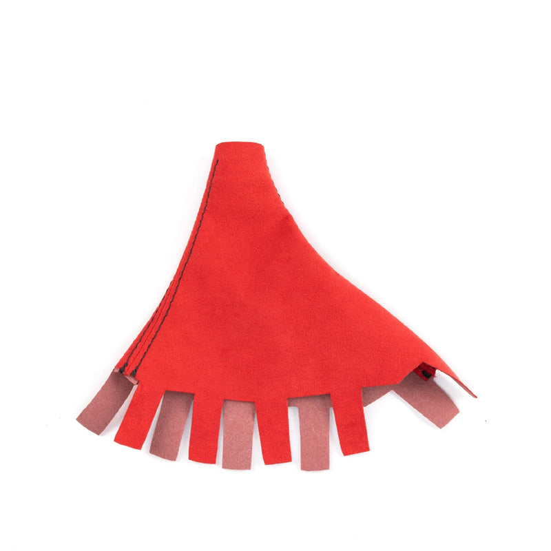 Hybrid Racing Alcantara Shift Boot (Red) - Honda Civic / Civic Si / Civic Type R FK8 16-21