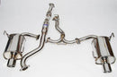 Invidia Q300 Dual Exhaust (Dual Rolled SS Tip) - Subaru WRX Sedan 08-14