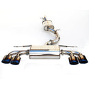 Invidia Q300 Ti Tip Catback Exhaust (Quad Oval) - Volkswagen Golf R 14-17
