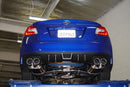 Invidia Q300 Catback Exhaust (Rolled SS Tip) - Subaru WRX / STI Sedan 15-21