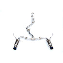 Invidia N1 Twin Outlet Cat-Back Exhaust (Single Layer Ti Tip) - Subaru WRX 2022+