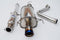 INVIDIA Q300 Cat-Back Exhaust w/ Rolled Titanium Tips - 97-01 Honda Prelude Type SH