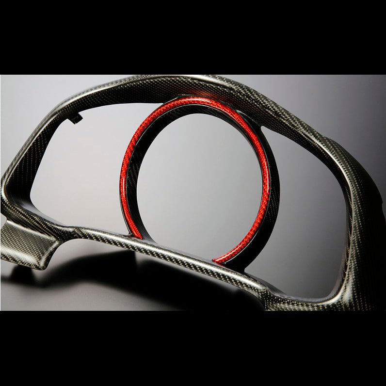 J's Racing Carbon Meter Panel - 14-17 Honda Fit (GK)