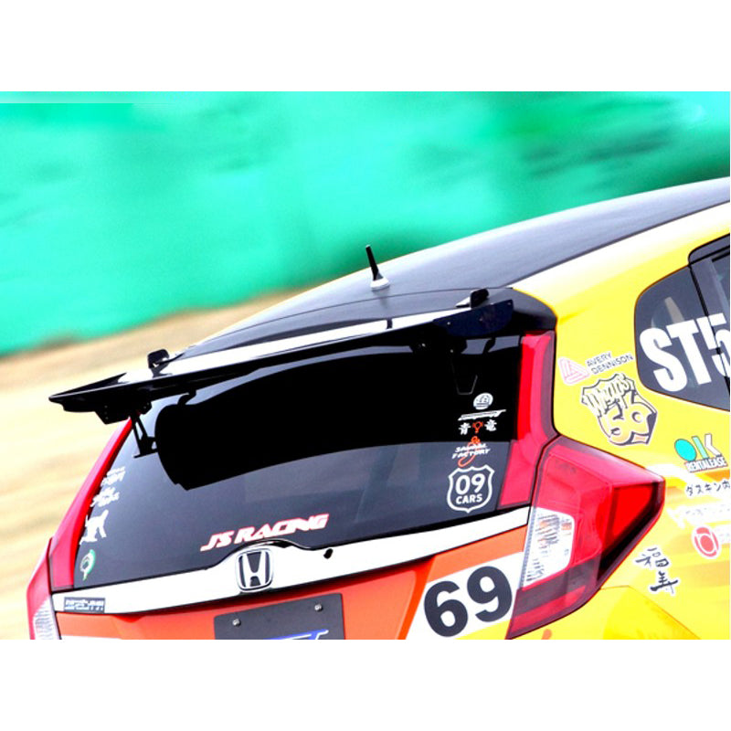 J's Racing 3D GT Wing (S-Tai Type 1 / Wet Carbon / 980mm) - 15-20 Honda Fit (GK)