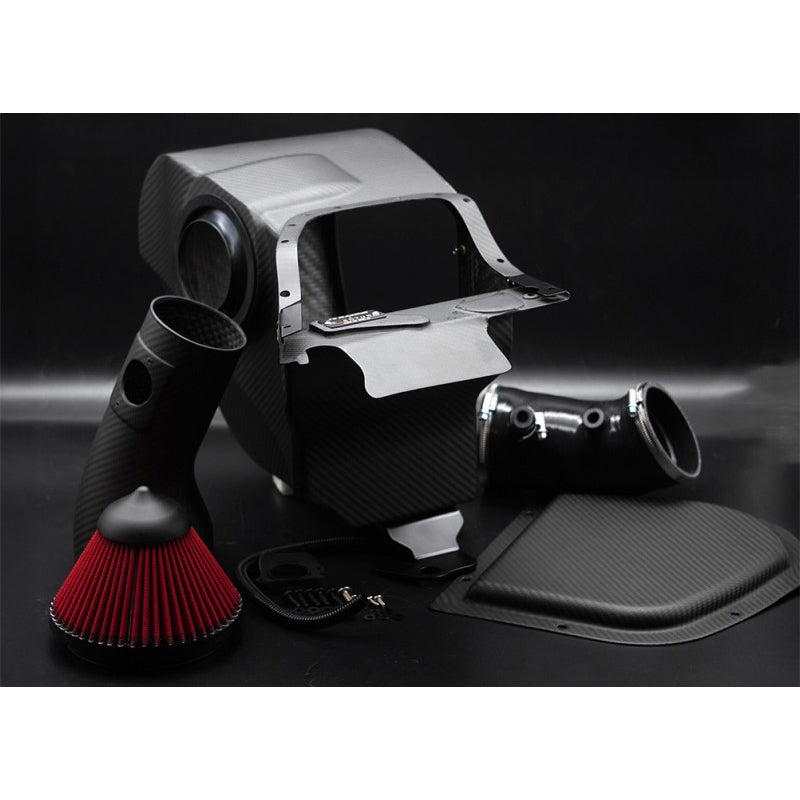 J's Racing x Eventuri Matte Carbon Intake System - 23+ Honda Civic Type R (FL5)