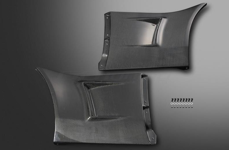 J's Racing Type S Wide Fender Cover Duct (CFRP) - 00-09 Honda S2000 (AP1/AP2) 