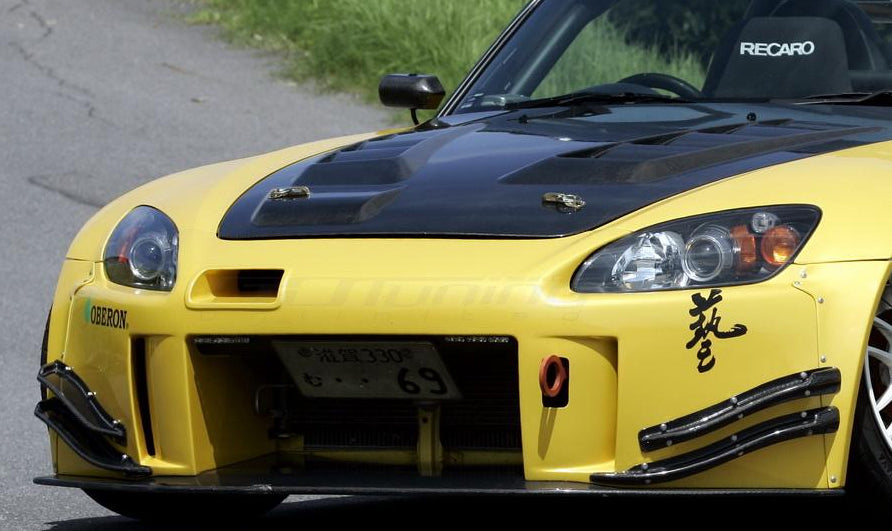 J's Racing Type S Front Wing V1 (CFRP) - 00-09 Honda S2000 (AP1/AP2 ...