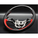 J's Racing Sports Steering Wheel (Carbon / Leather - With Carbon Garnish) - 23+ Honda Civic Type R (FL5)