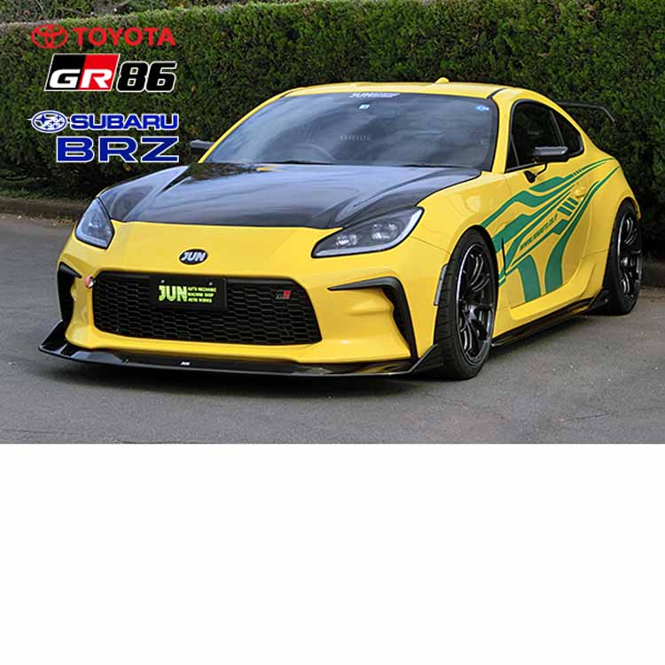 JUN Auto Mechanic Carbon Fiber Aero Hood - 2022+ Subaru BRZ/Toyota GR86