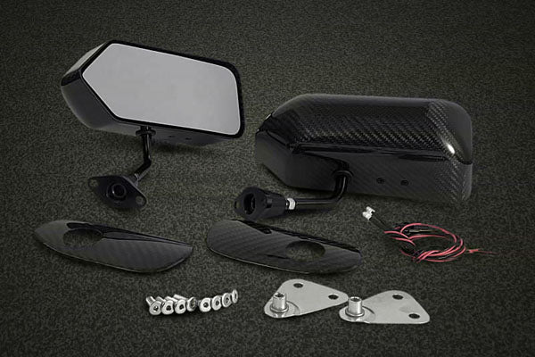 JUN Auto Mechanic Carbon Fiber Aero Mirrors - 2022+ Subaru BRZ/Toyota GR86 (ZD8/ZN8)