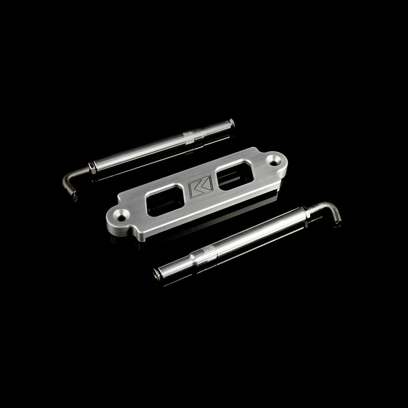 K-Tuned Battery Tie Down (Silver) - Honda Civic 06-15