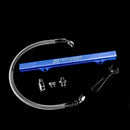 K-Tuned Fuel Rail Kit (Blue) Center Feed Fuel Line - Honda Civic Si 02-15 / Acura RSX 02-06