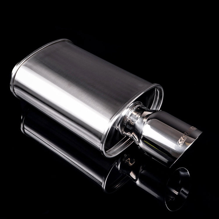 K-Tuned Short Universal Muffler (Stainless Steel / 2.5 inch Inlet)
