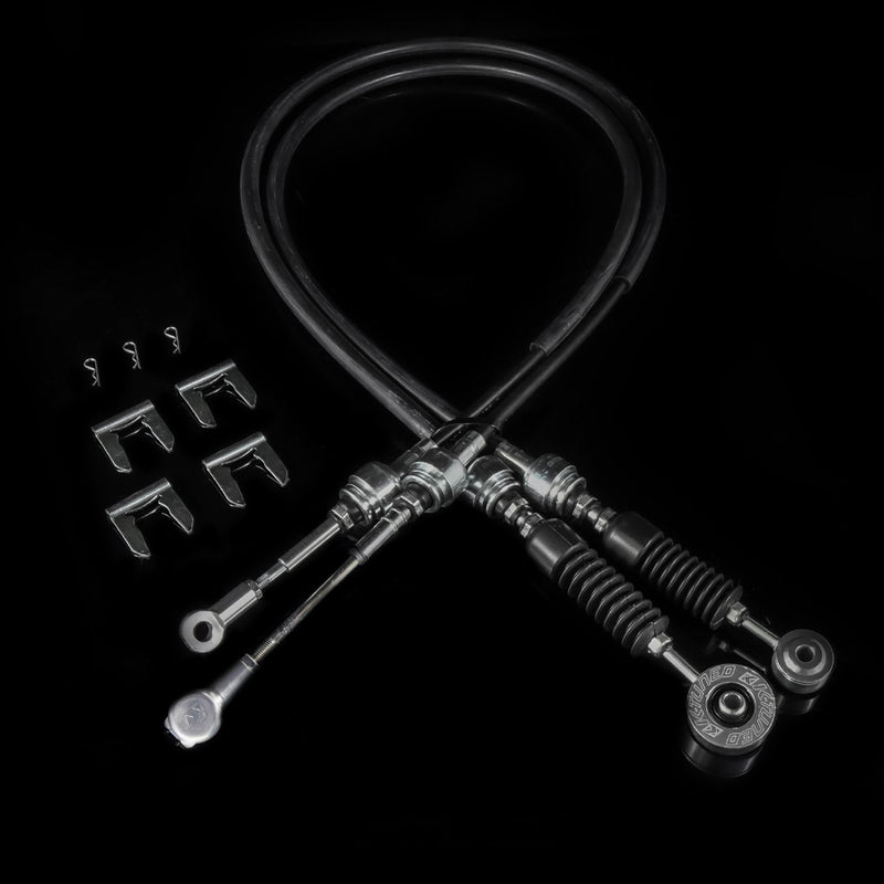 K-Tuned OEM Spec Shifter Cables with Spherical Bushing - Honda Civic Si 9th Gen 12 - 15 / K-Swapped cars with K24Z7 trans.