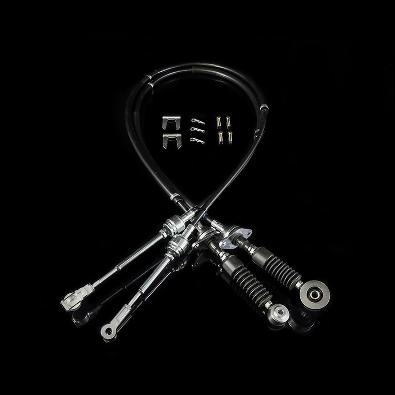 K-Tuned Shifter Cables (OEM Spec with Spherical Bushing) - Honda Accord 03-07 / Civic 89-00 / Acura TSX 04-08 / 94-01 Integra