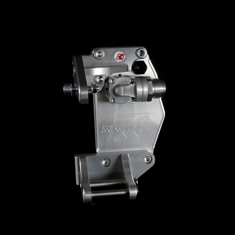 K-Tuned K-Series Water Plate with Alternator Brackets and Fittings - Honda / Acura K-Series Engines with D/B Series alternator
