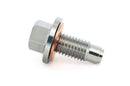 HPS Performance Stainless Steel Magnetic Oil Drain Plug – Multi-Vehicle Fitment | MDP-M12x175