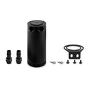 Mishimoto XL Baffled Oil Catch Can (Black / 2-Port) - Universal