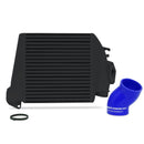 Mishimoto Top Mount Intercooler (Black IC, Blue Pipes) - Subaru WRX 2008-2014