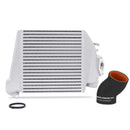Mishimoto Top Mount Intercooler (Silver IC, Black Pipes) - Subaru WRX 2008-2014