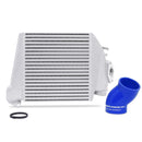 Mishimoto Top Mount Intercooler (Silver IC, Blue Pipes) - Subaru WRX 2008-2014