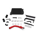 Mishimoto Top-Mount Intercooler and Charge Pipe System (Black IC, Red) - Subaru WRX 15-21