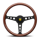 Momo Indy Steering Wheel - 350mm (Wood / Brushed Black)