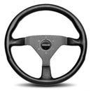 Momo Monte Carlo Steering Wheel - 320mm (Black Leather / Black Stitch)