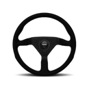Momo Monte Carlo Steering Wheel - 350mm (Black Alcantara Suede w/Black Stitch)