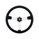 Momo Prototipo Steering Wheel - 350mm (Leather / Silver Spoke)
