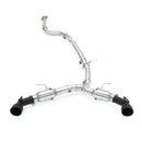 Mishimoto Dual-Tip Pro Cat-Back Exhaust (Black Tips) - Chevrolet Camaro 2.0T 2016+