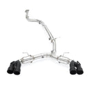 Mishimoto Quad-Tip Pro Cat-Back Exhaust (Black Tips) - Chevrolet Camaro 2.0T 2016+