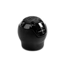 Momo Nero Short Shift Knob (Reverse Lockout) - Black Leather / Black Chrome