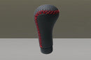 Nardi Prestige Line Shift Knob - Blk Perf.Leather / Red Stitch