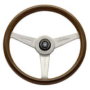 Nardi Classic Steering Wheel - 360mm | Mahogany Wood w/ Satin Spokes