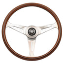 Nardi Classic Steering Wheel - 390mm | Wood Finish w/ Glossy Spokes