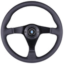 Nardi Gara 3/0 Steering Wheel Steering Wheel - 350mm | Black Leather w/ Black Stitching