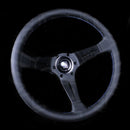 Nardi Sport Rally Deep Corn Steering Wheel - 350mm | Black / Black Perf Leather / Blue Stitch