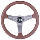 Nardi Deep Corn Steeing WHeel Revolution Steering Wheel - 350mm | Brown Leather