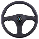 Nardi Gara 3/3 Steering Wheel - 365mm | Black Leather w/ Black Stitching